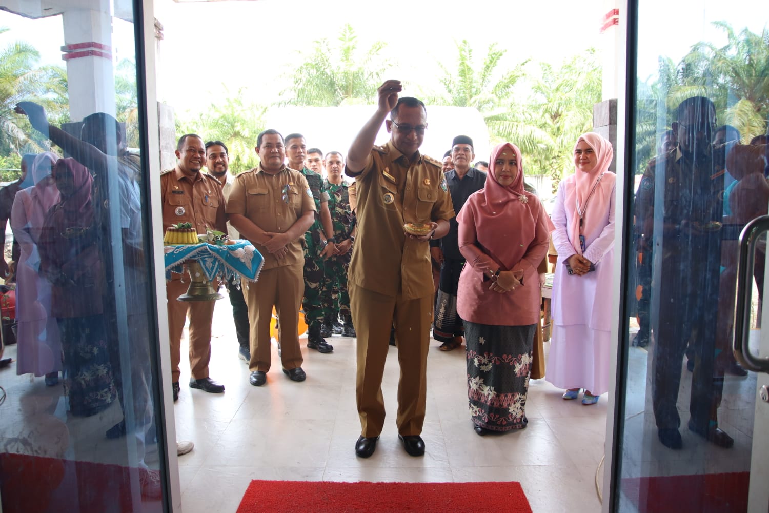 Pj Bupati Asel Resmikan Puskesmas Rawat Inap Ujung Padang Rasian Kecamatan Pasir Raja