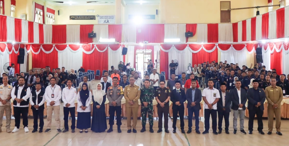 Kip Aceh Selatan Gelar Pembukaan Rapat Pleno Perhitungan Suara Tingkat Kabupaten