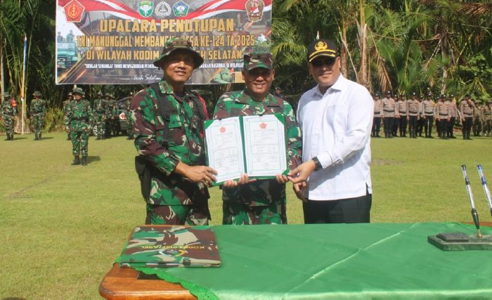 Bupati Aceh Selatan Hadiri Penutupan TMMD ke-124 Kodim 0107/Aceh Selatan
