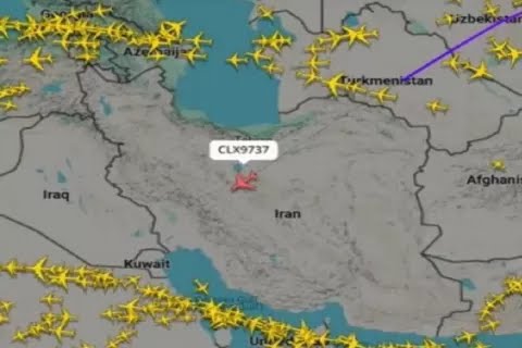 Memanas! Beberapa Pesawat China Diam-diam Terbang ke Iran, Bantu Perang Melawan Israel?