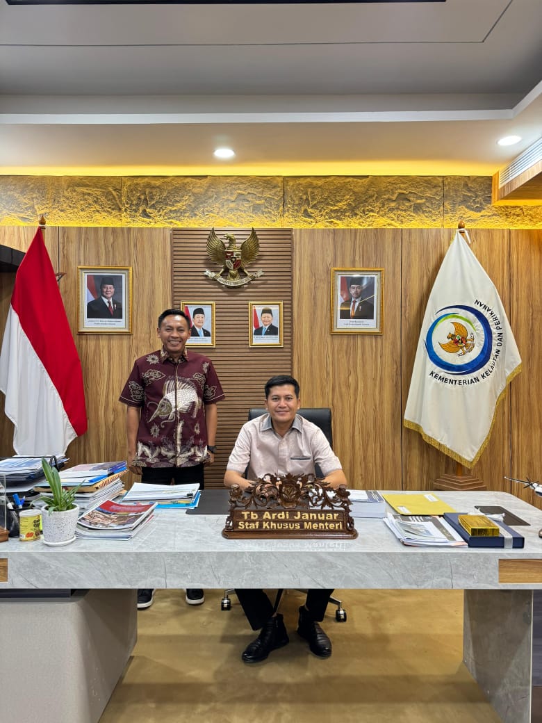 Bupati H Mirwan MS Terus Berjuang di Jakarta, Lobi Kampung Nelayan Merah Putih di KKP RI