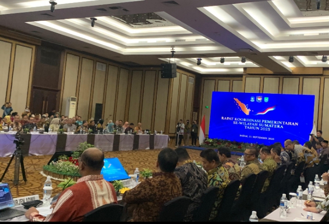 Wagub Aceh Hadiri Rakor Pemda se-Sumatera, Bahas Kamtibmas dan Antisipasi Isu Strategis 2025