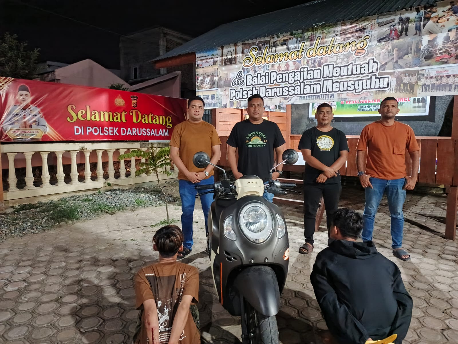 Sempat Di Teriaki Maling, Polisi Berhasil Ringkus Dua Pemuda Curanmor di Peniti