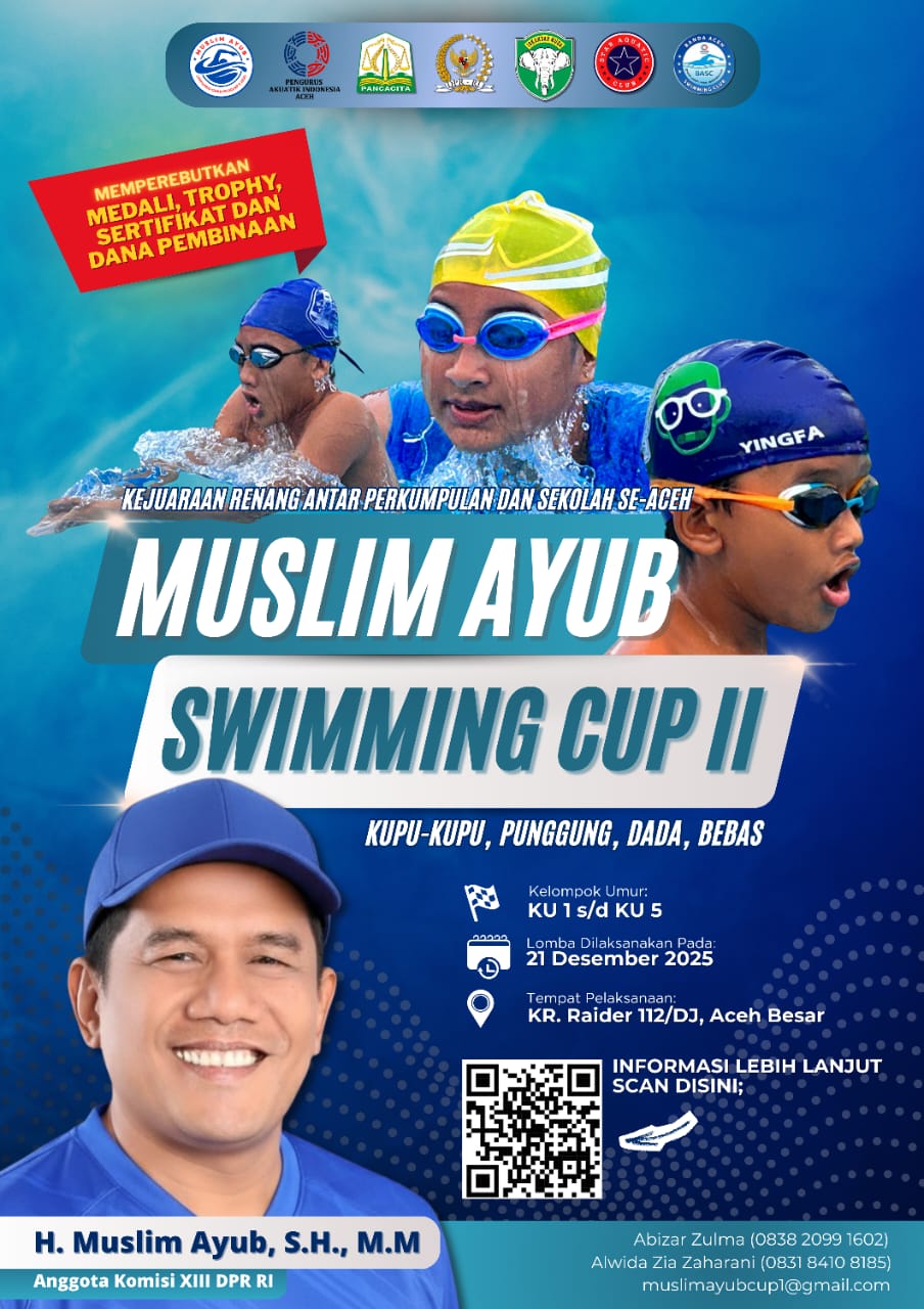 Muslim Ayub Swimming Cup II dan Pentingnya Pembinaan Atlet Muda Aceh