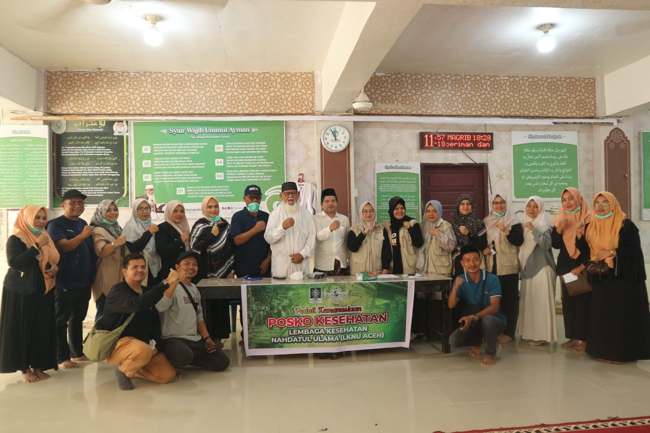 LKNU Aceh Periksa Kesehatan Korban Banjir dan Longsor Aceh