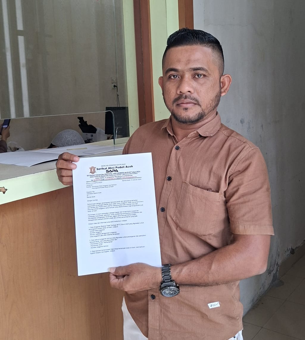 Dinilai Diam, Sekda Aceh di Desak Untuk Transparan Dalam Penggunaan Anggaran Bantuan Bencana