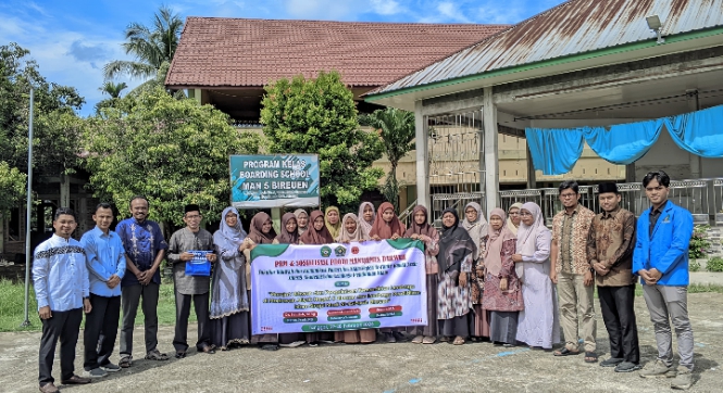 Prodi Manajemen Dakwah Lakukan Sosialisasi di MAN 5 Bireuen