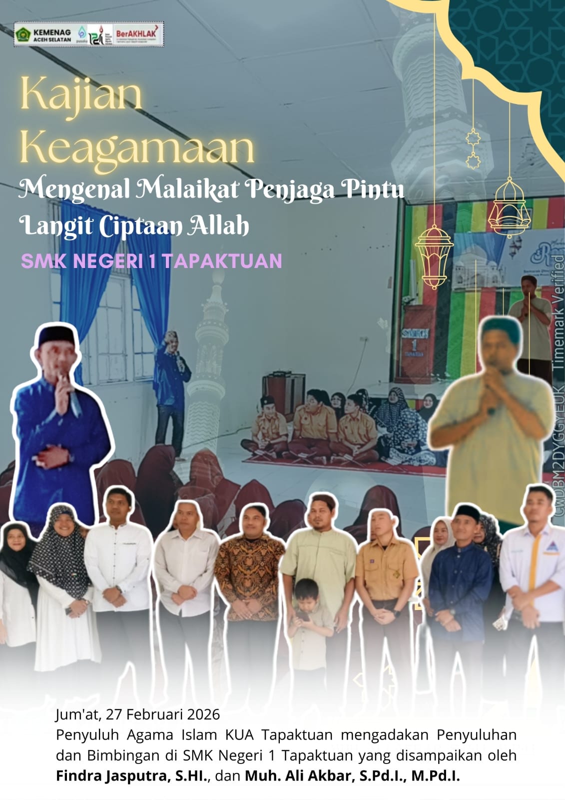 Kajian Keagamaan Ramadhan 1447 H dengan tema  "Mengenal Malaikat-Malaikat Penjaga Pintu Langit"