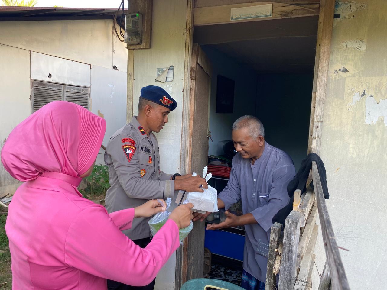 Ramdhan Berkah, Brimob Aceh Jaya Berbagi Rakjil
