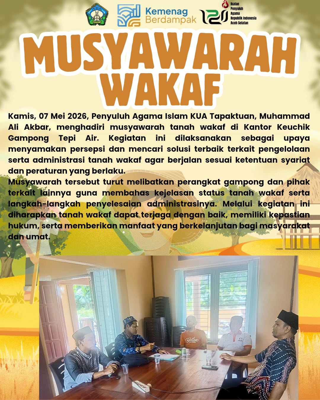 Secangkir Kopi dan Musyawarah Tanah Wakaf