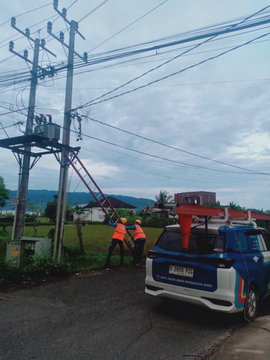 Kabel Optik PLN Sepanjang 16 Meter Dicuri di Ingin Jaya