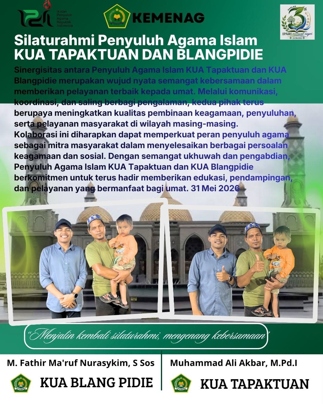 Kisah Dua Penyuluh, Satu Semangat Pengabdian
