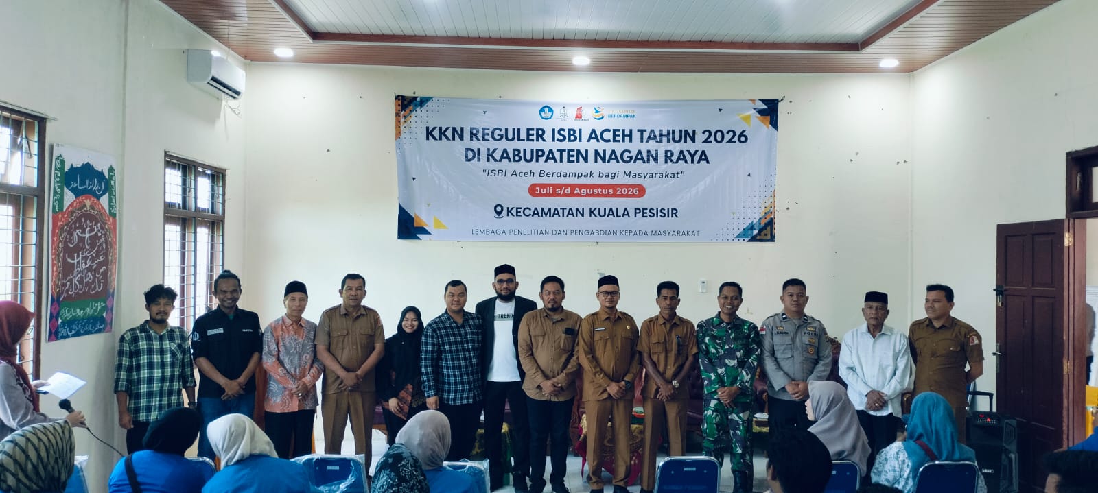 Mahasiswa KKN ISBI Aceh Mulai Mengabdi di Kuala Pesisir