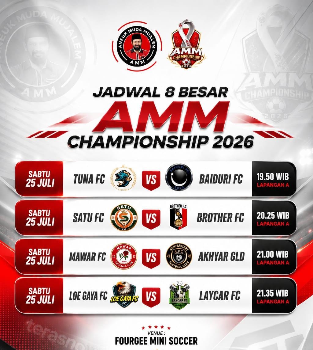 Big Match Bertabur Bintang! Babak Besar AMM Champhionship 2026 Dipastikan Berlangsung Sengit