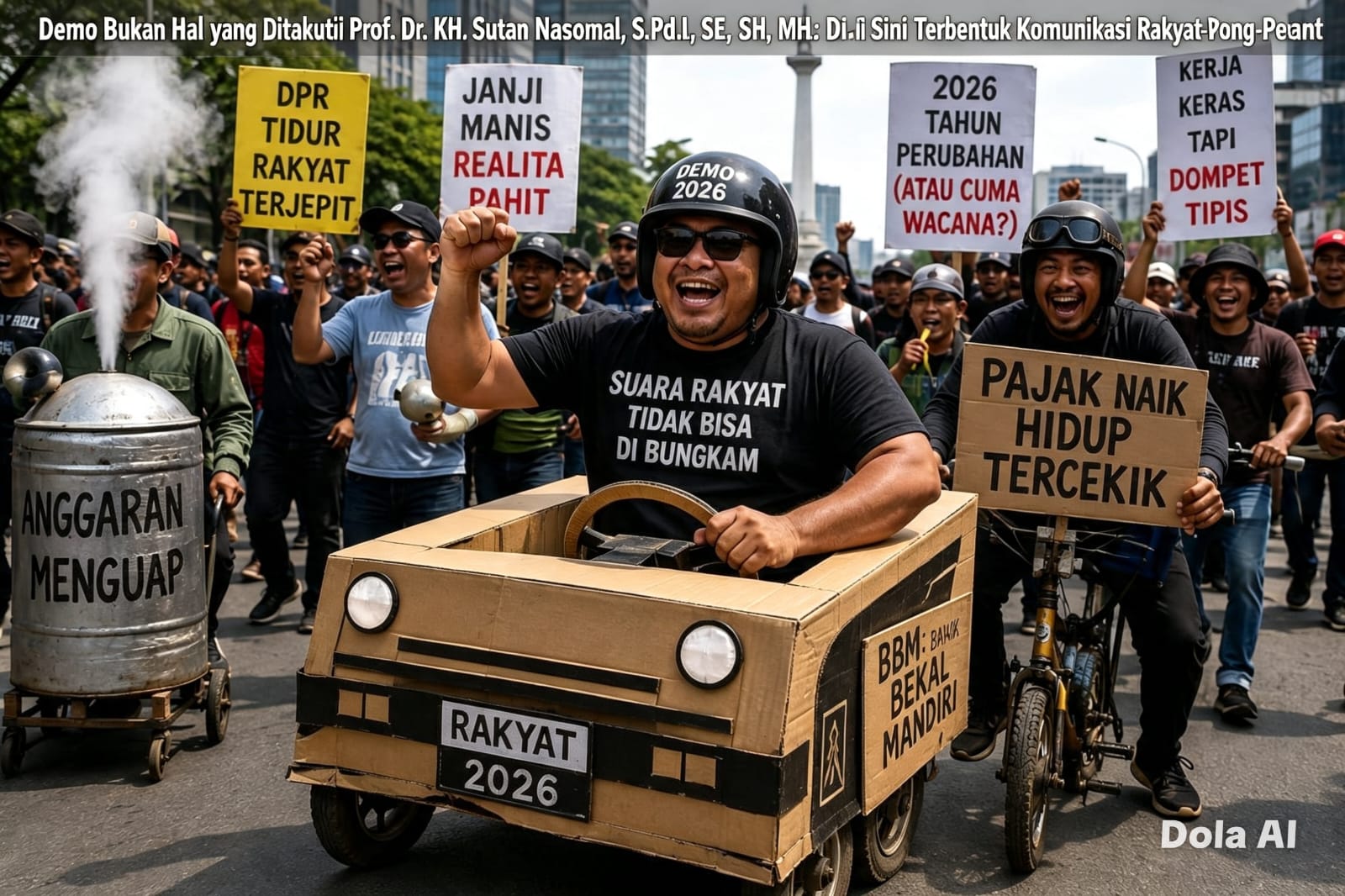 Demo Bukan Hal yang Ditakuti! Prof. Sutan Nasomal: Di Sini Terbentuk Komunikasi Rakyat–Pemerintah yang Sehat