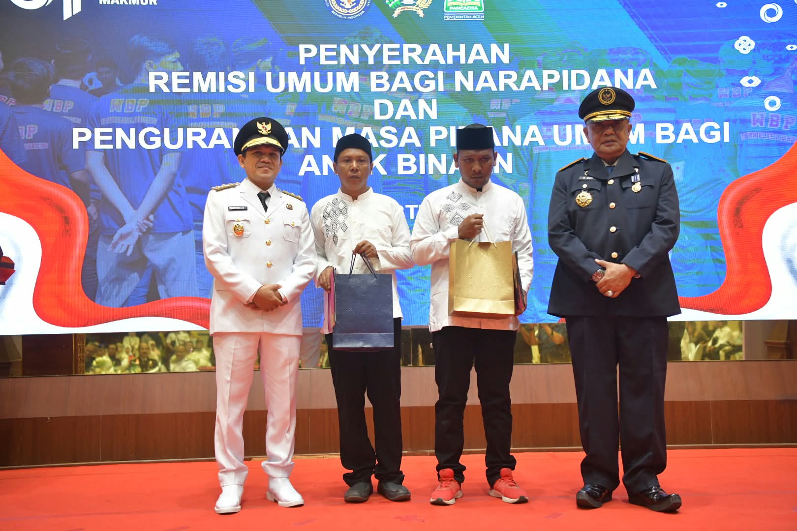 4.833 Narapidana dan Anak Binaan di Aceh Terima Remisi HUT ke-81 Kemerdekaan RI