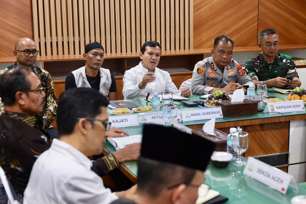 Rapat Forkopimda Aceh Bahas Dinamika Kerusuhan pada Hari Damai Aceh