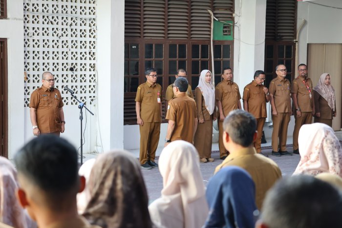Dinsos Aceh Gelar Apel Gabungan, Budi Afrizal Tekankan Kerja Sesuai Tusi dan Perkuat Inovasi