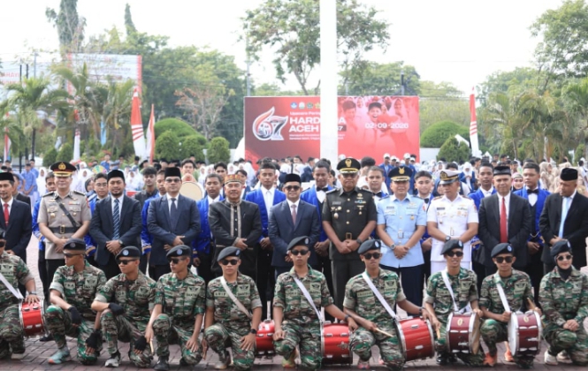 Jadi Inspektur Upacara Hardikda ke-67, Plt. Sekda: Pendidikan Hari Ini Menentukan Masa Depan Aceh