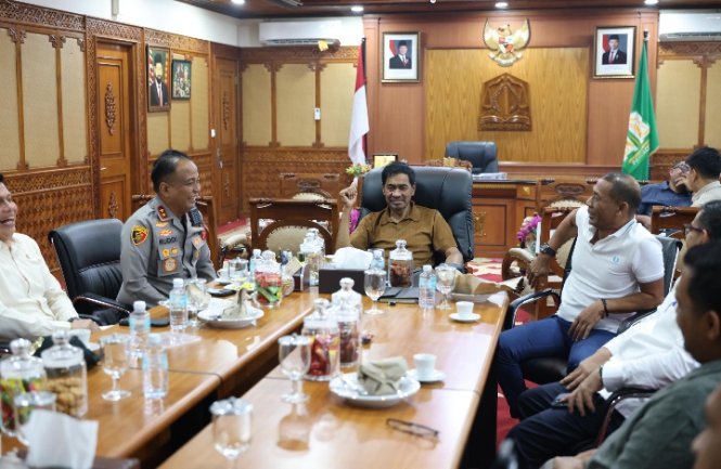 Gubernur Mualem Bersama Kapolda dan Ketua DPRA Bahas Mitigasi Bencana