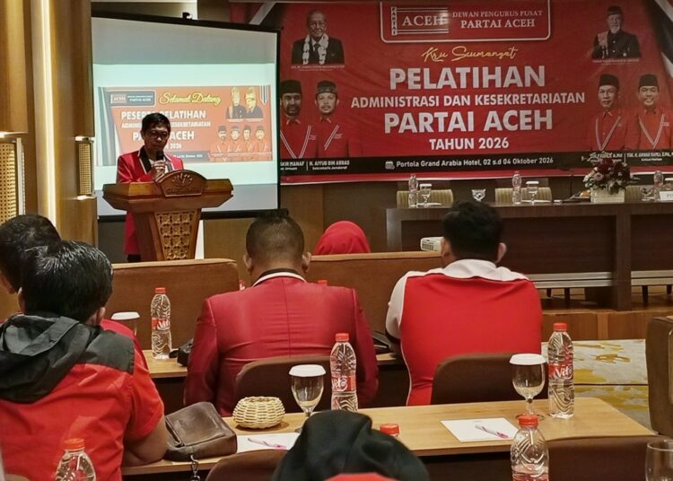 Tgk Rasyidin Tekankan Peran Sekretariat sebagai Urat Nadi Partai Aceh