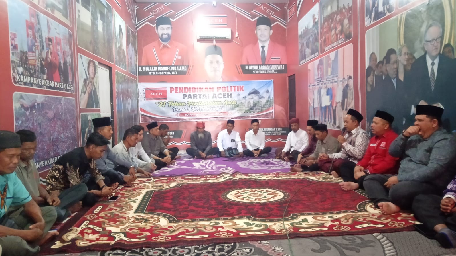 Pendidikan Politik Partai Aceh Bahas 21 Tahun Perdamaian Aceh Pasca MoU Helsinki